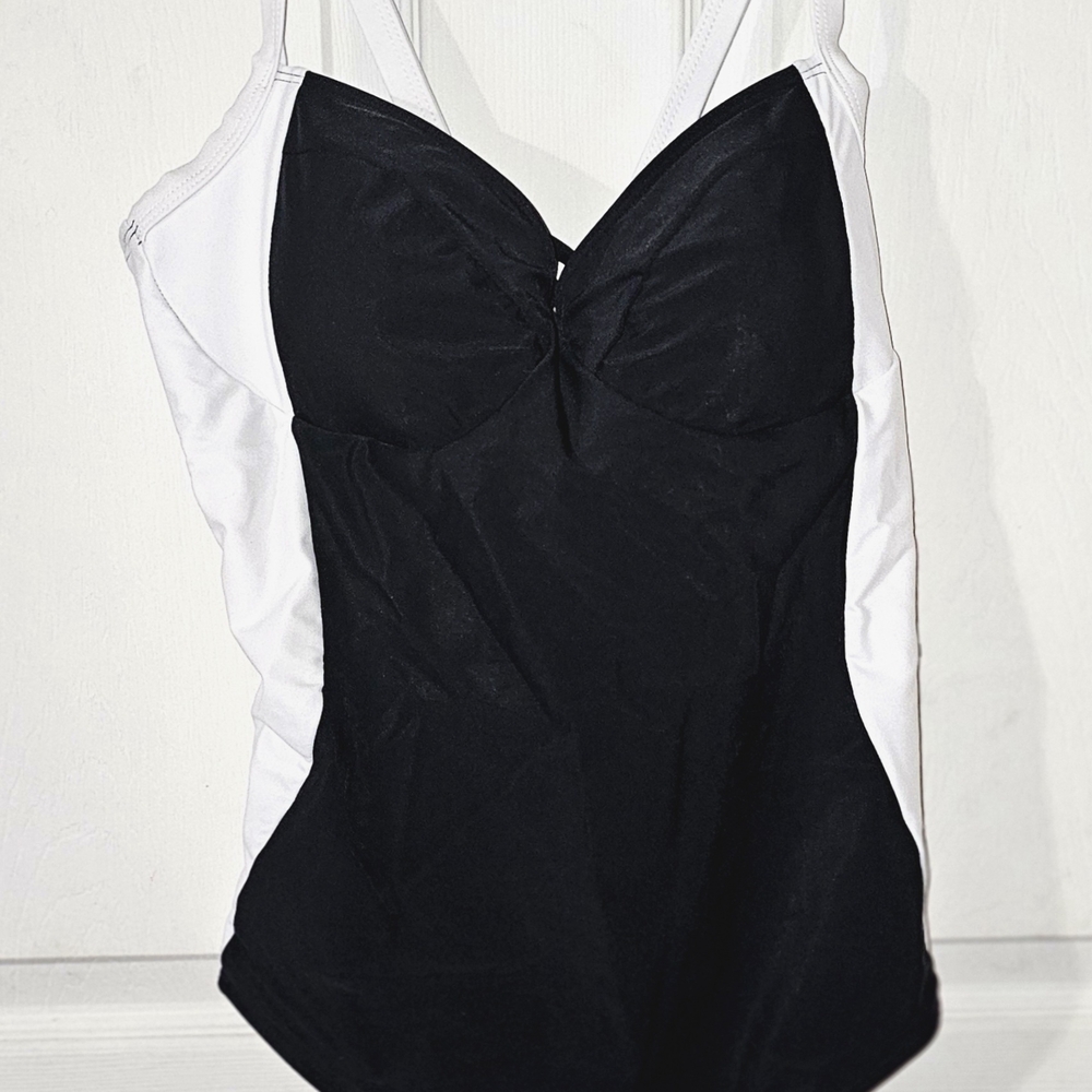 Black and White Swimsuit